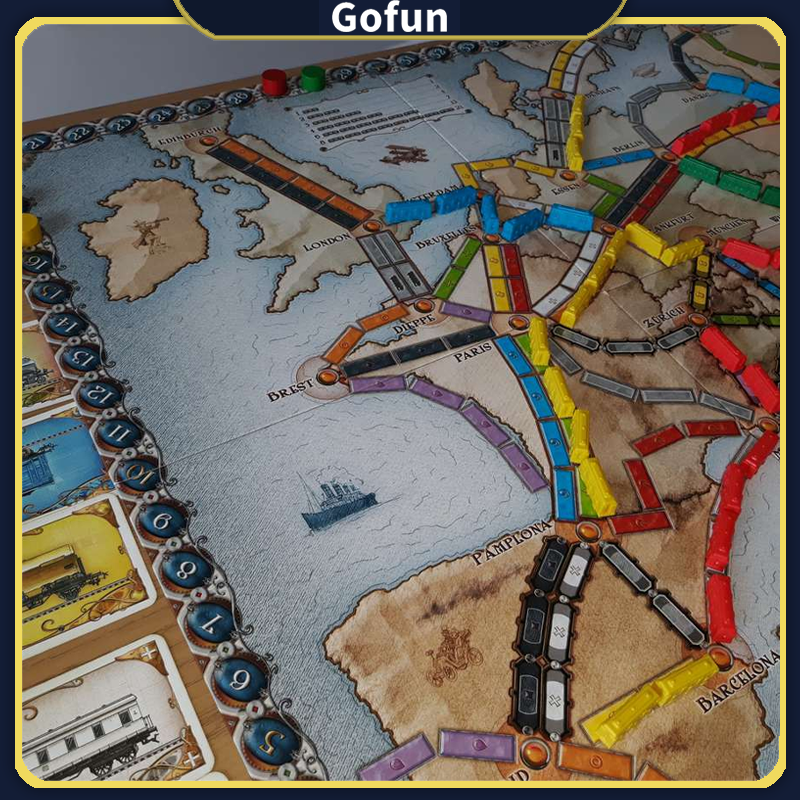 Ticket to Ride Deck Board Game EU Edition Party Friend Game