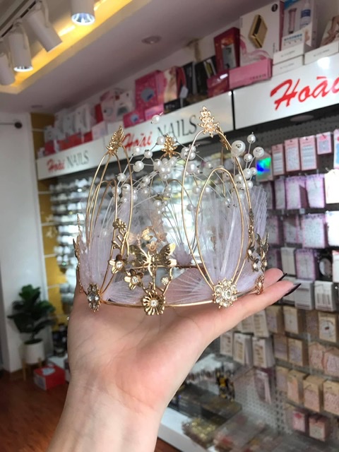 Vương miện chụp mẫu, chụp ảnh nail