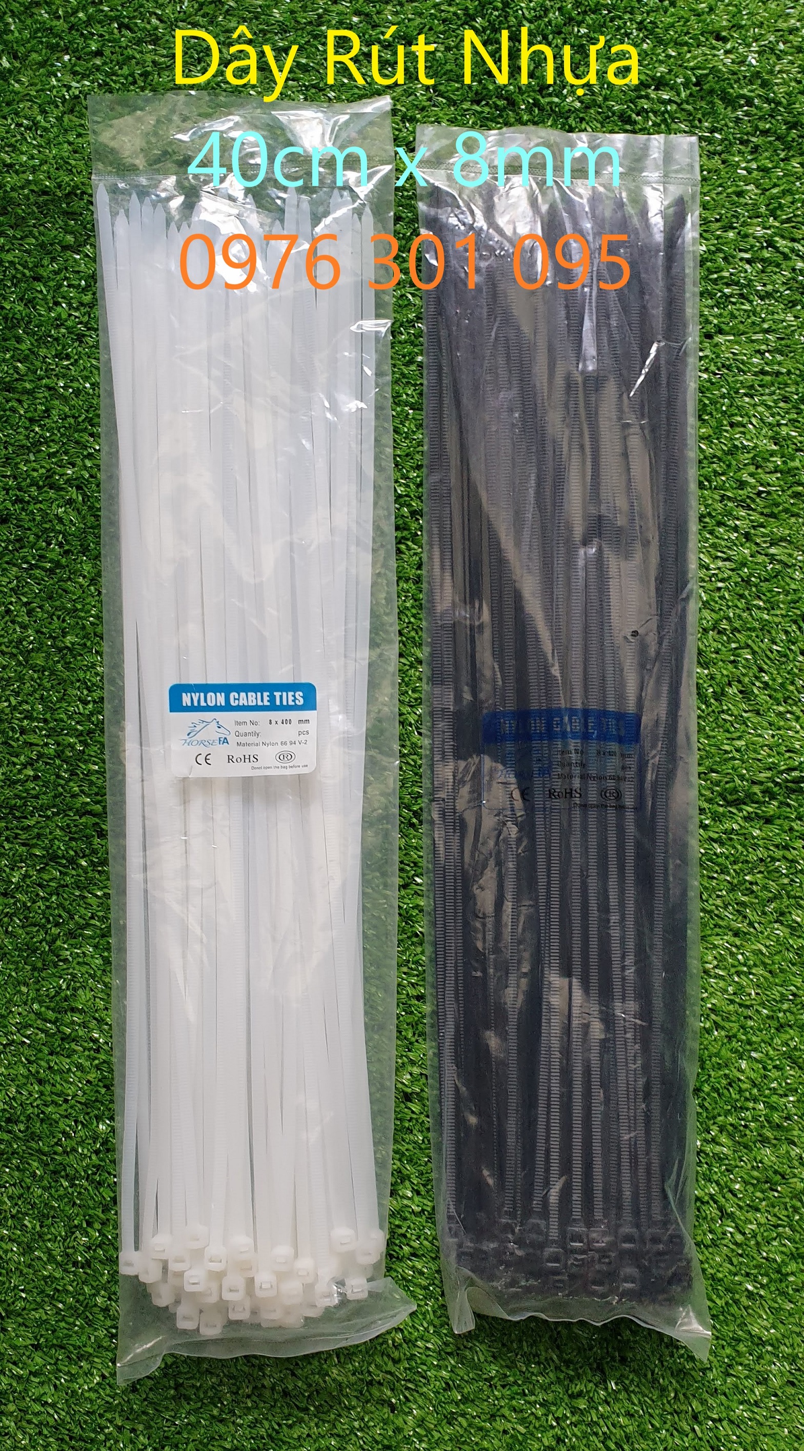 DÂY RÚT NHỰA 4tấc x 8 li (40cm x 8mm) - Đèn Led Phương Nam