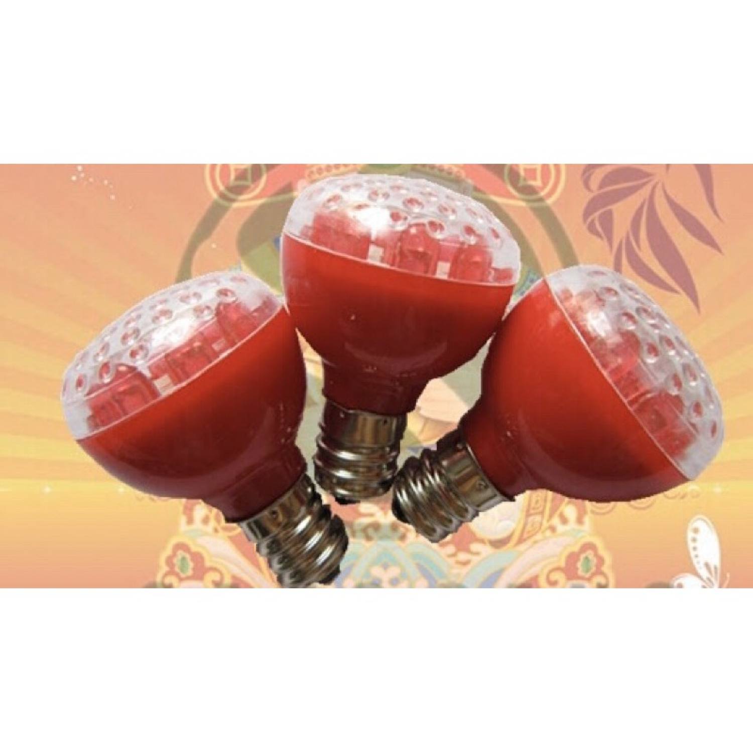 Bóng đèn LED bàn thờ đủ màu, có chớp (vỉ 2 bóng)