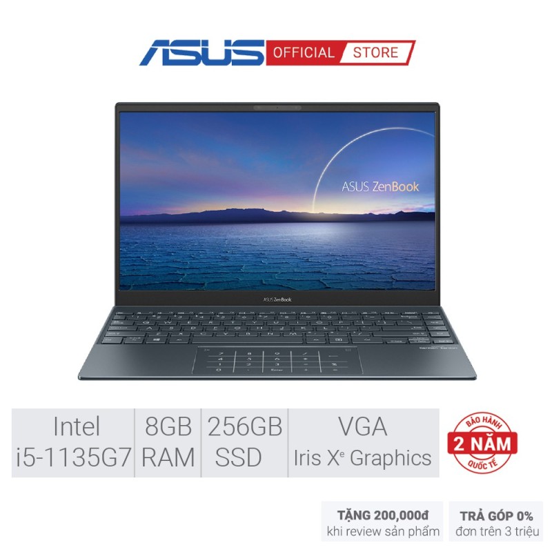 Laptop ASUS ZenBook UX325EA-EG079T| i5-1135G7|8GB|256GB Intel Iris Xe Graphics 13.3 FHD Win 10+