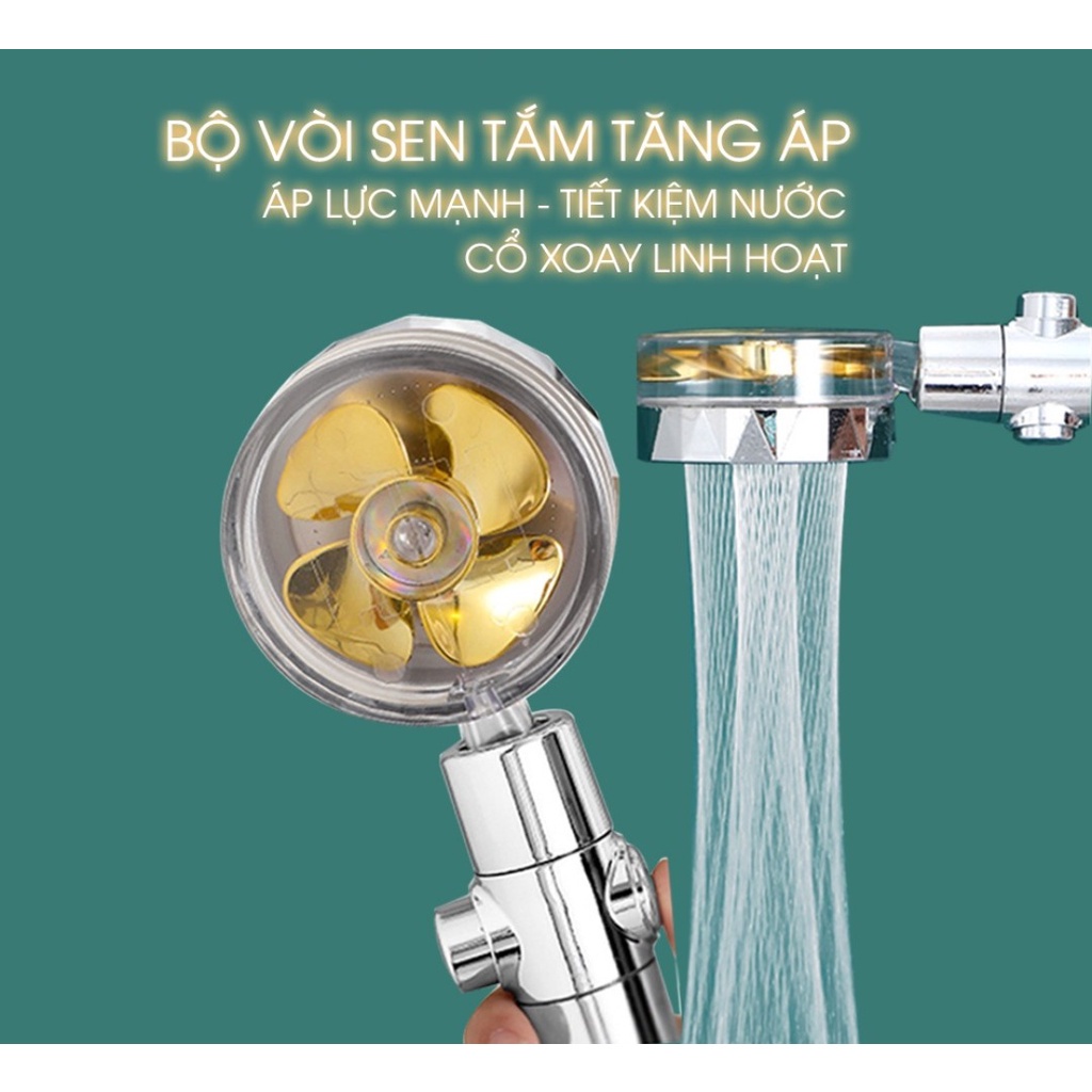 Vòi Sen Tăng Áp Cánh Quạt không dây