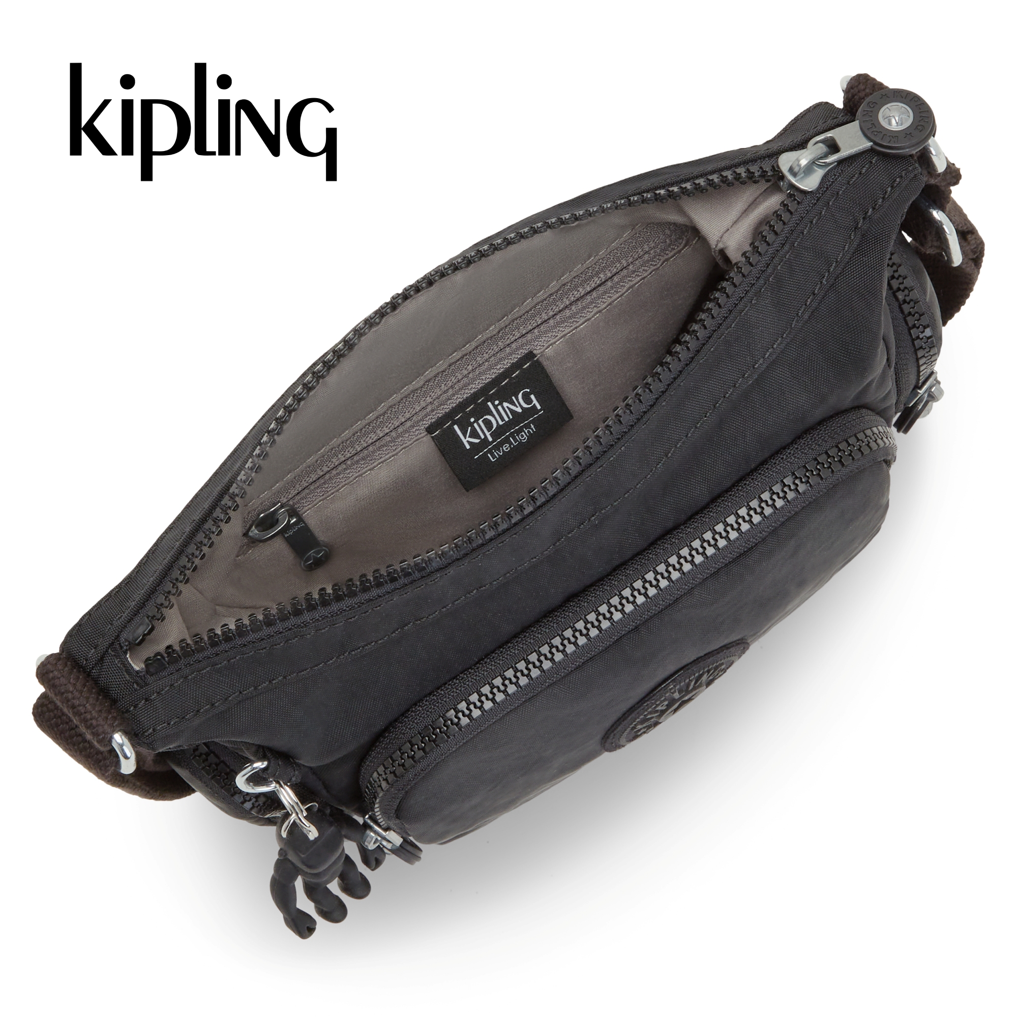 Kipling Túi Đeo Chéo Nữ Gabbie Mini - Black Noir - HUKI3057