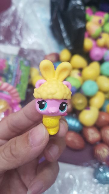 Hatchimals Bunwee Hat 2 pack - Vỉ 2 trứng Hatchimals hoa hồng + 2 mũ