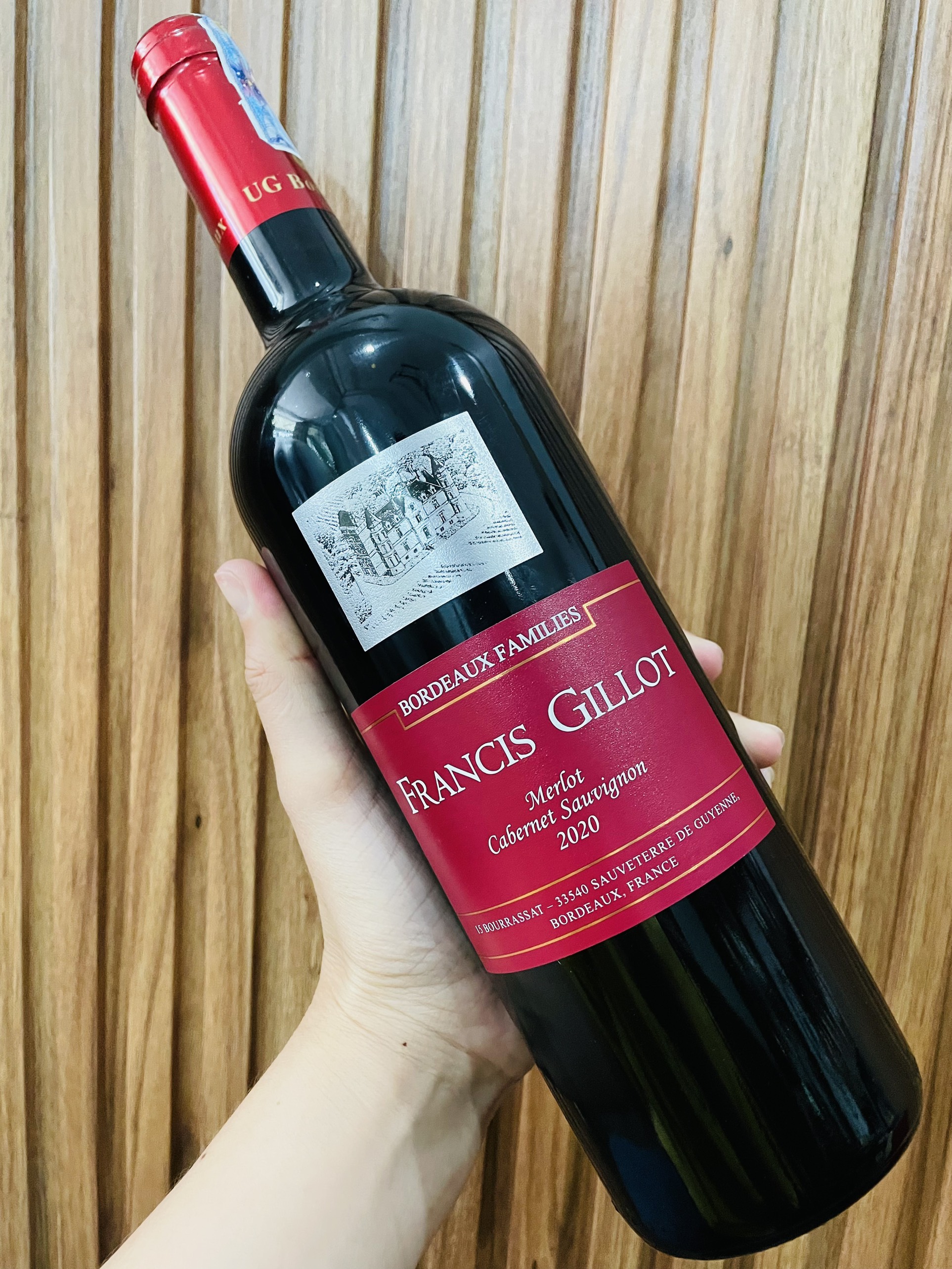 Vang pháp francis gillot merlot cabernet