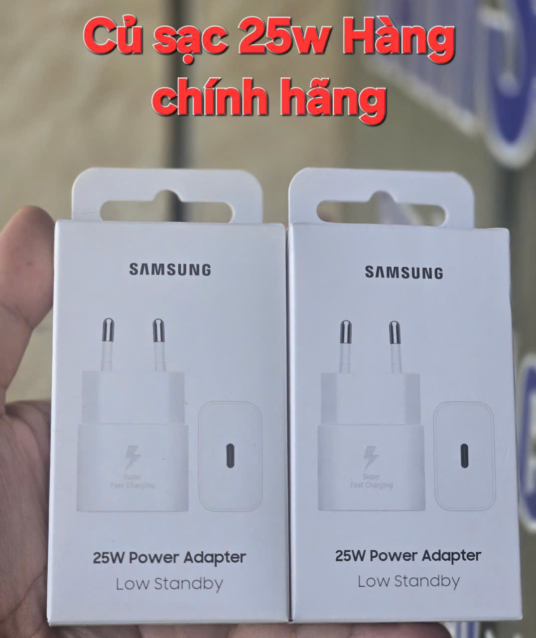 Bộ sạc nhanh Samsung Galaxy Note 10 Plus 25W Hàng chính hãng