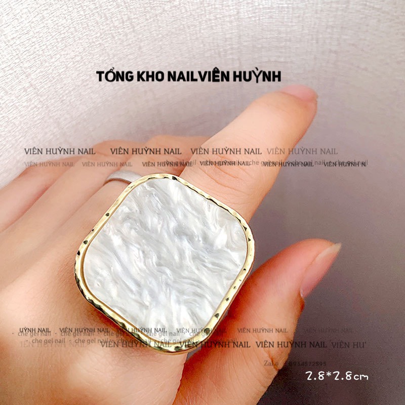 nhẫn pha màu , đựng màu vẽ nail