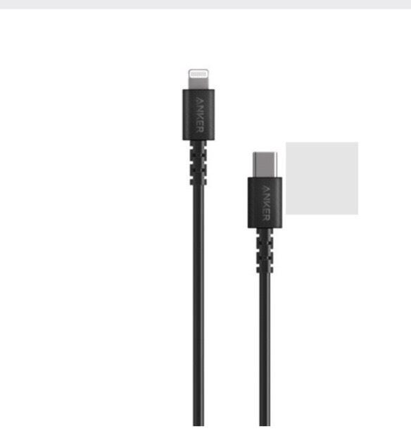 Cáp Anker PowerLine Select Lightning to USB-C, dài 0.9m A8612/A8613 1.8m
