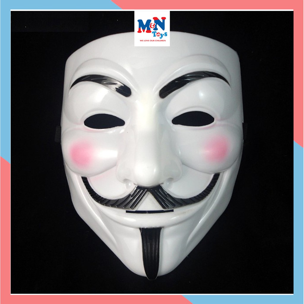 [7-11/12 VOUCHER 8%]Mặt nạ Hacker - Anonymous hóa trang Trung thu, Halloween cho trẻ em và người lớn