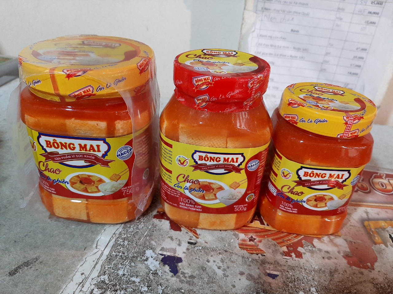 Chao bông mai ( 370g, 500g, 750g