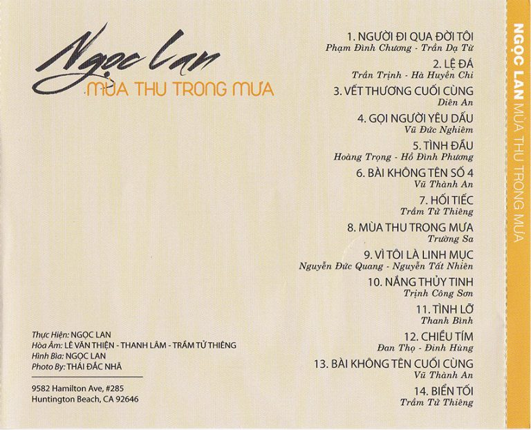 Ngọc Lan - Mùa Thu Trong Mưa