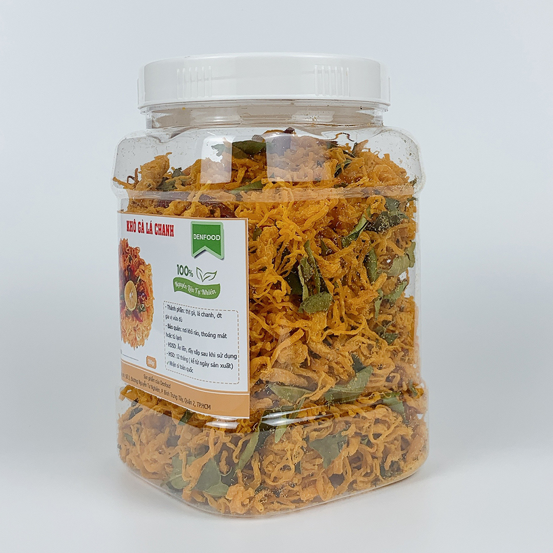 Khô gà lá chanh hủ 500g