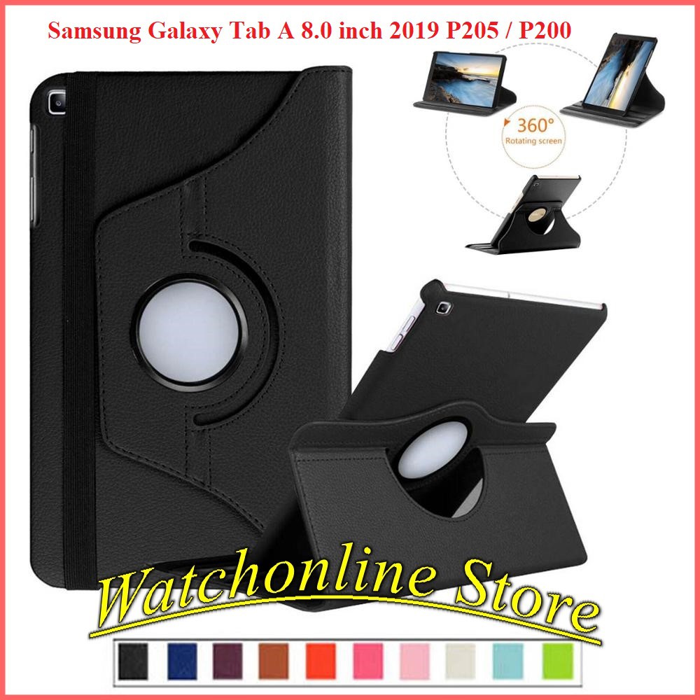 Bao da xoay 360 độ samsung galaxy tab a 8.0 inch 2019 p205 p200