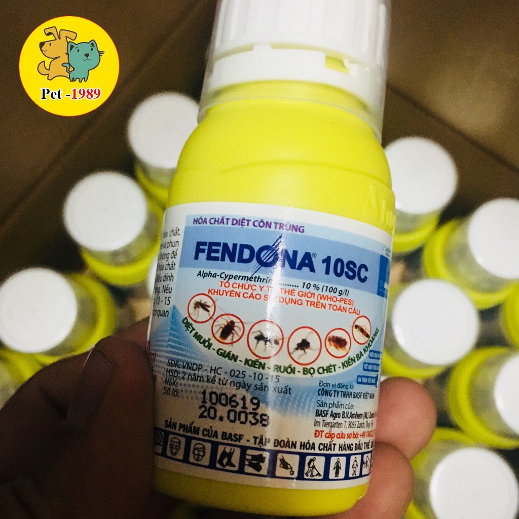 Fendona diệt muỗi và côn trùng 50ml Pet-1989