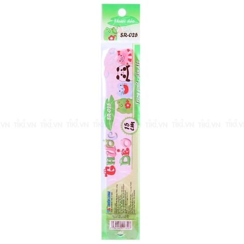 Thước Dẻo PVC Thiên Long SR-025 15cm
