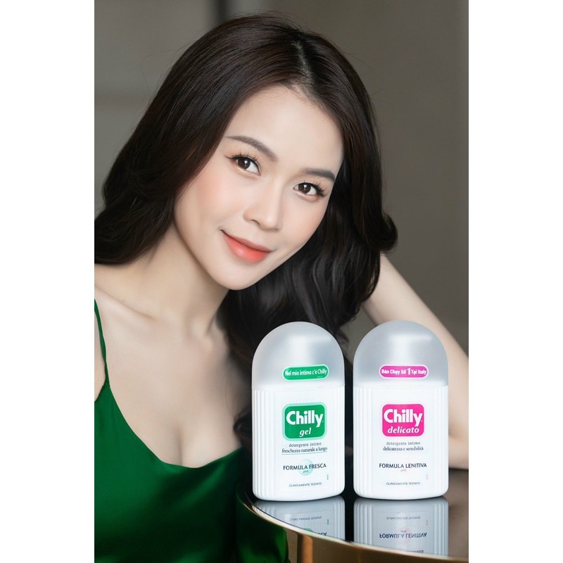 Chilly Dung Dịch Vệ Sinh Phụ Nữ -  Chilly Gel (Nhập Khẩu Từ Ý)