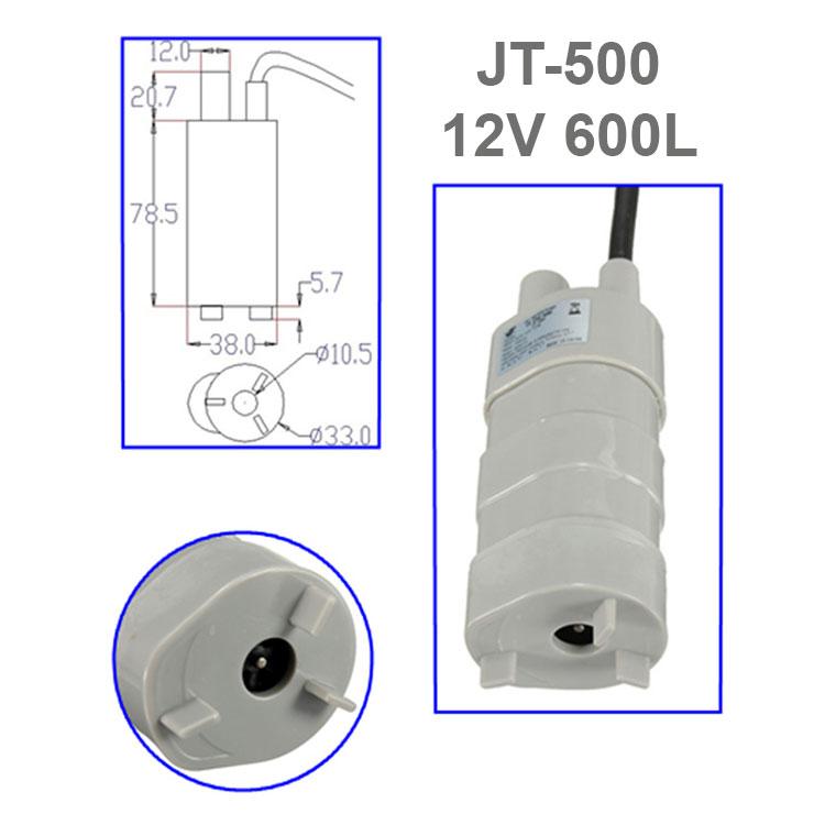 Máy bơm nước chìm mini 12V 15W 10L JT-500