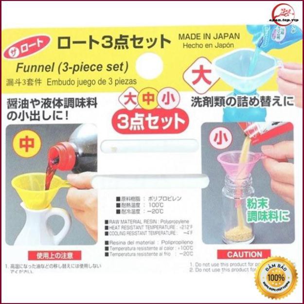 [HCM]Set 3 phễu nhựa Nhật Bản Nhật Bản