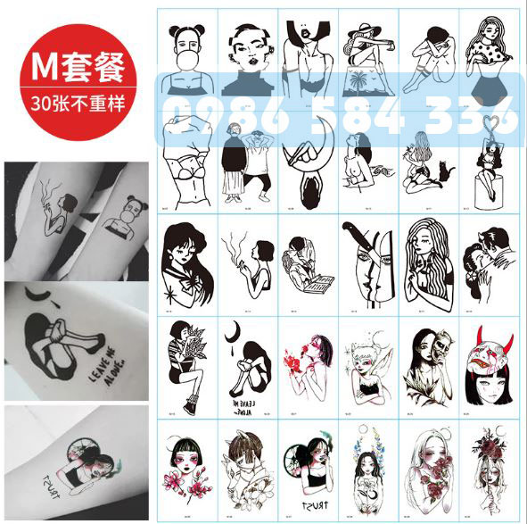 Hình dán sticker COMBO 5 BỘ Mã O [kèm ảnh thật]