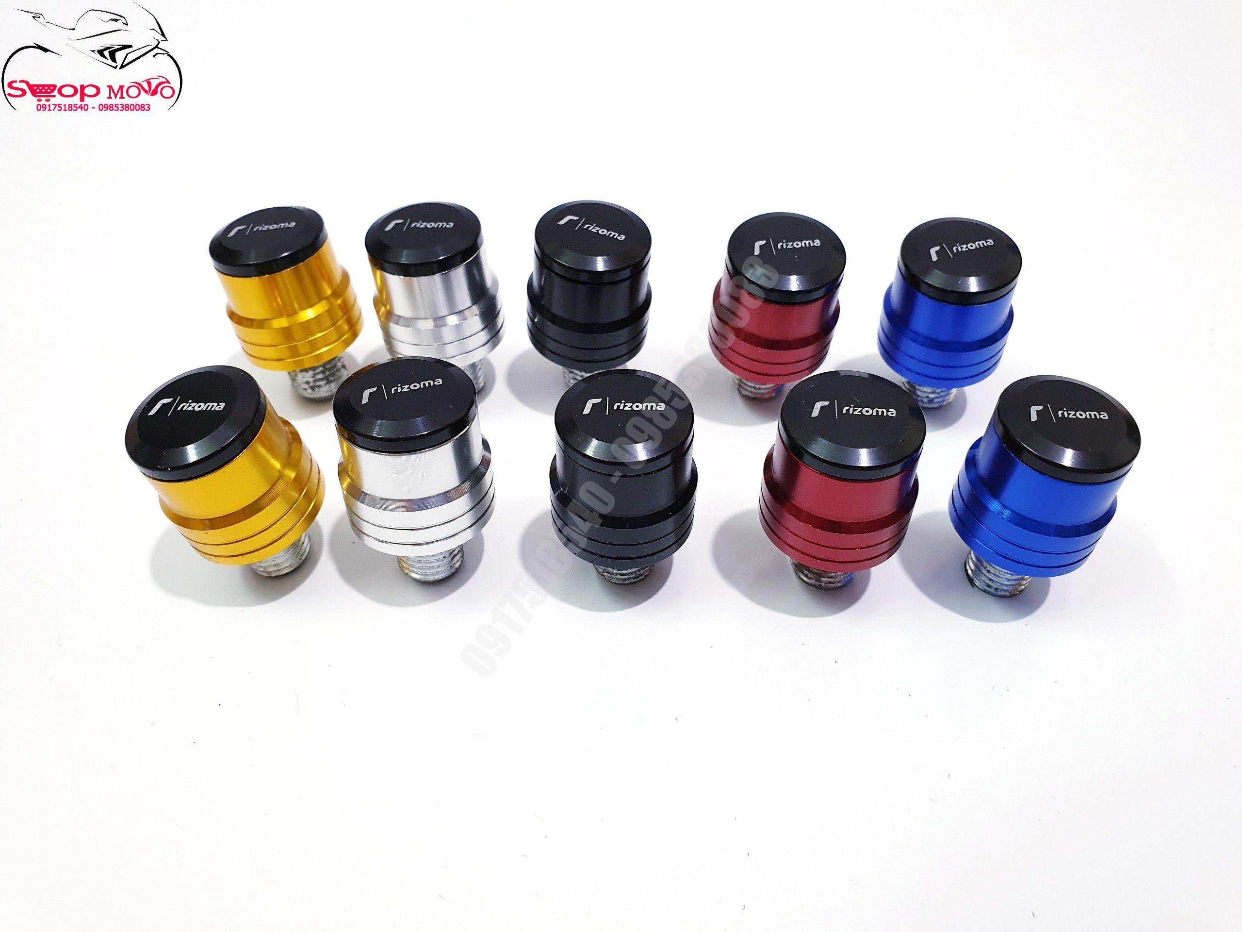 ỐC RIZOMA CHE HEO DẦU  CHÂN GƯƠNG XE MÁY - GIÁ 1 CHIẾC
