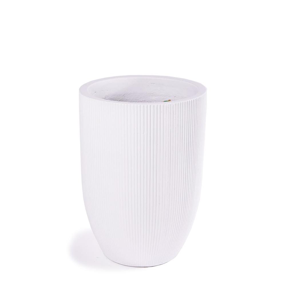 Chậu Trồng Cây Xi Măng Đá Mài Viên Đạn  | 30cm