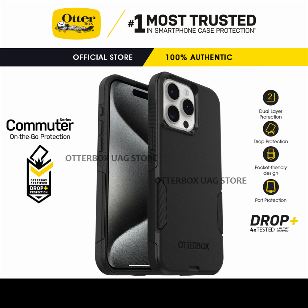 Ốp lưng otterbox commuter cho apple iphone 15 pro max / 15 pro / 15 plus / 15 / 14 pro max / 14 pro / 14 plus / 14 / 13 12 pro max / 13 12 mini / 11 pro max / 11 pro / 11