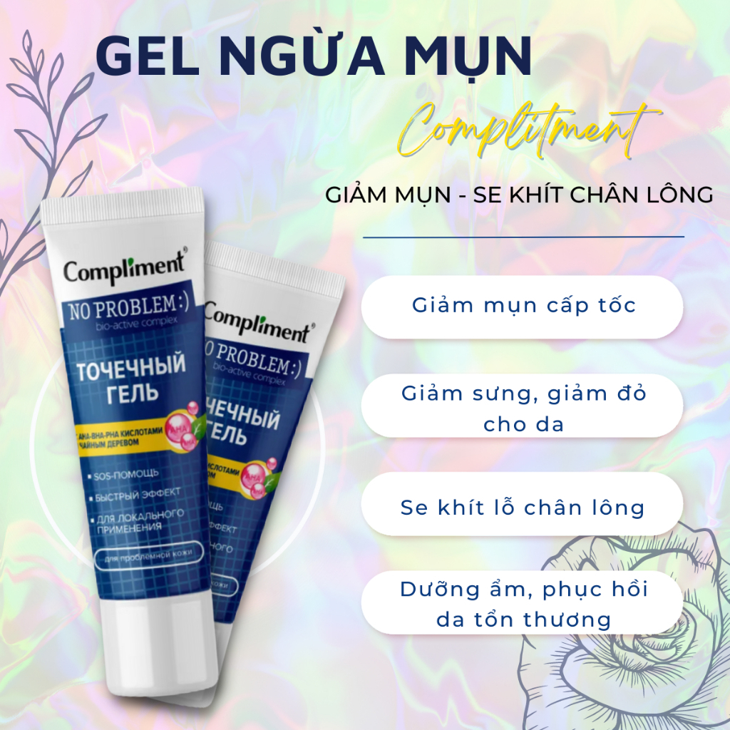 Gel Mụn Khẩn Cấp SOS Compliment No Problem 25ml