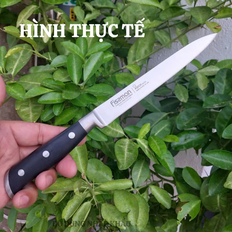 Dao gọt trái cây nhập khẩu từ Liên Bang Đức bằng thép trắng đúc nguyên khối không gỉ