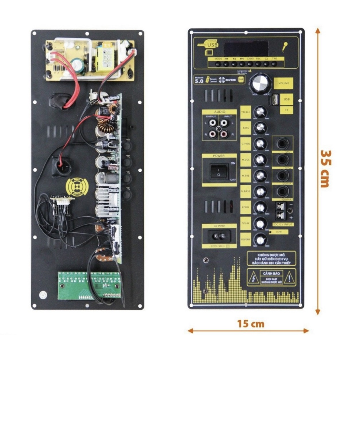 MẠCH CÔNG SUẤT LOA KÉO T8-DSP