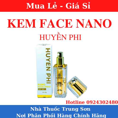 Kem face nano huyền phi dưỡng da cấp ẩm dưỡng trắng chống nắng- ts02