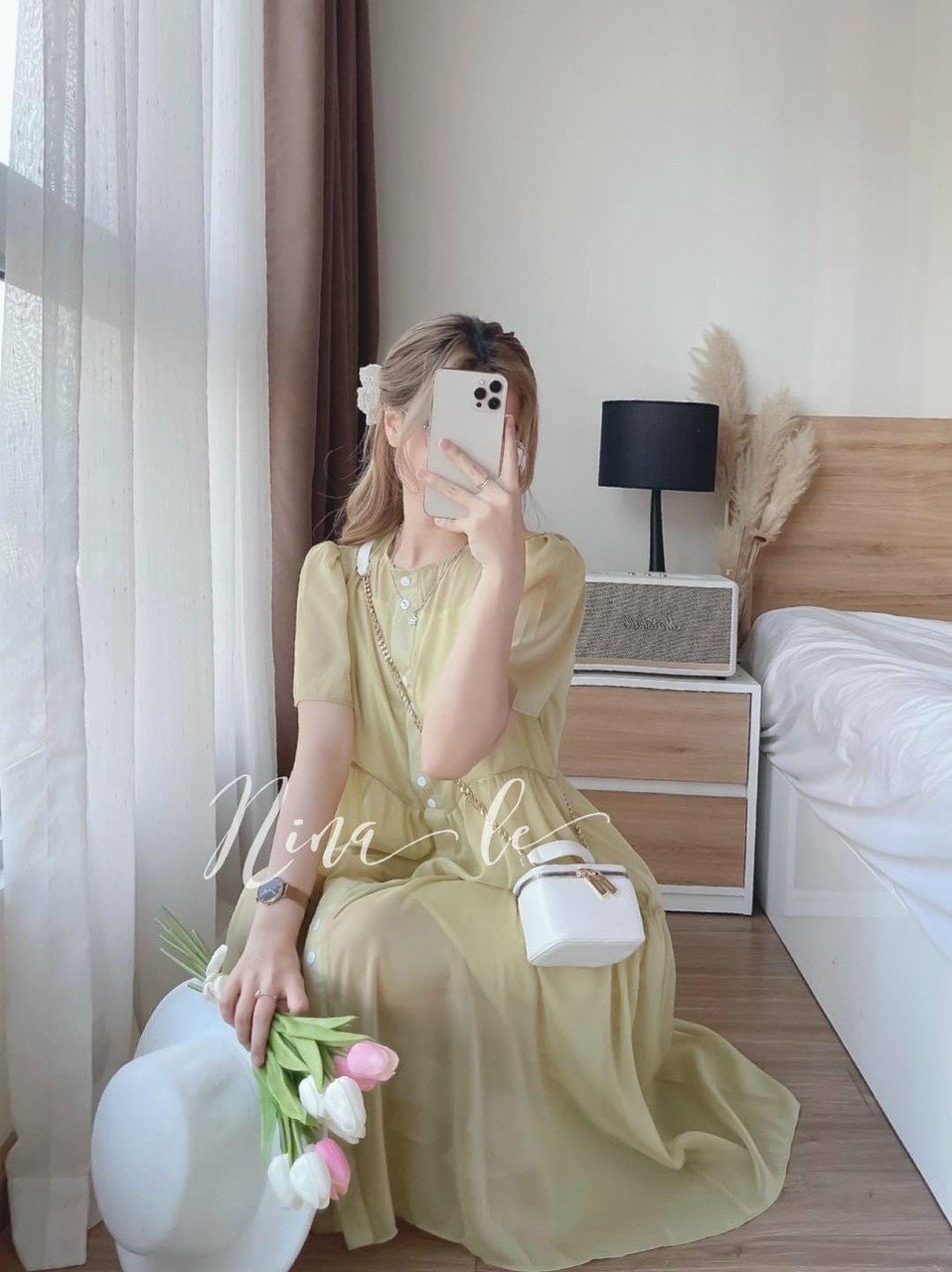Đầm Suông Tiểu Thư Siêu Cute