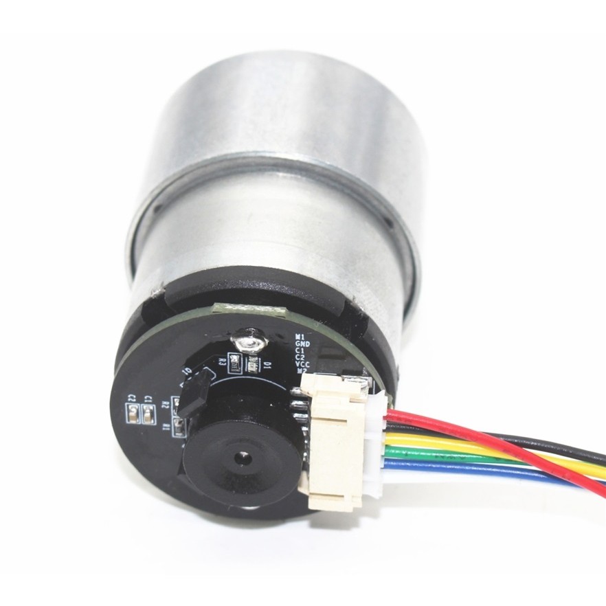 Động cơ giảm tốc kèm encoder ga37 12v 37rpm, 60rpm, 110rpm, 176rpm, 333rpm, 530rpm, 1000rpm, 1590rpm