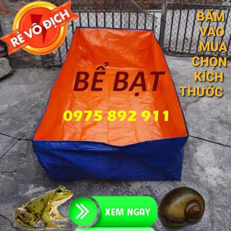 BỂ BẠT NUÔI ỐC , ẾCH ,CÁ , RUỒI LÍNH ĐEN - LOẠI 1