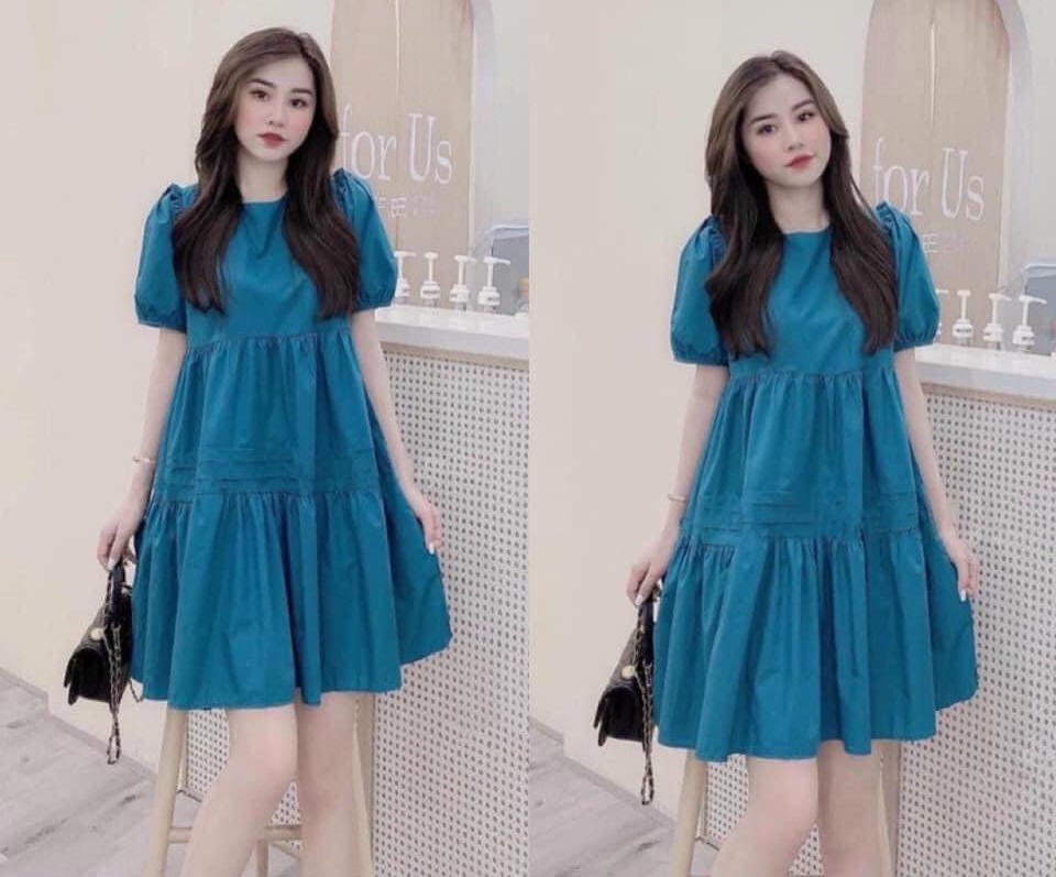[Hàng cao cấp]Váy bầu chất lụa Hàn siêu mát siêu mềm ☘️thiết kế sang chảnh