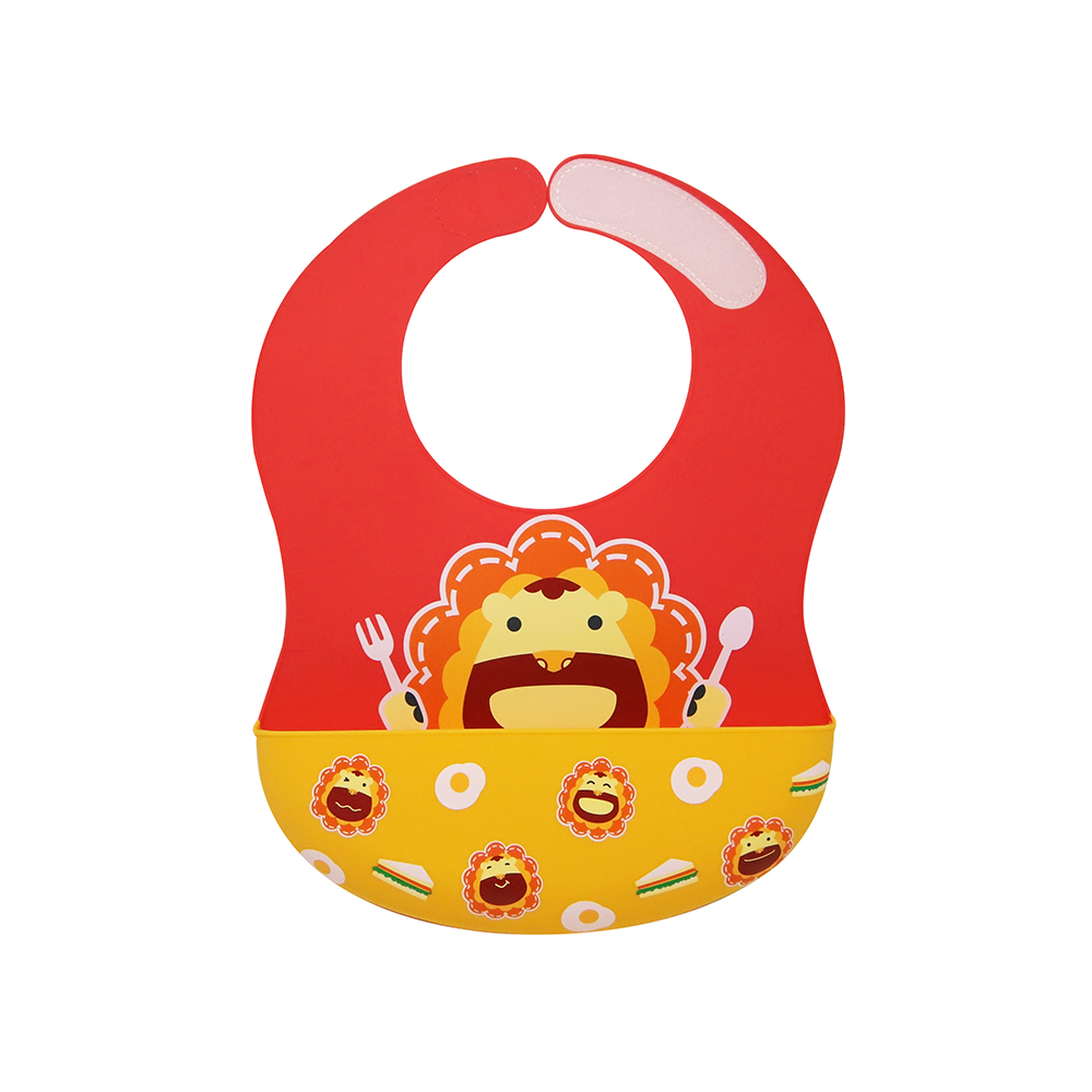 Yếm silicon ăn dặm cổ dán cho bé Marcus & Marcus, từ 6 tháng - Marcus