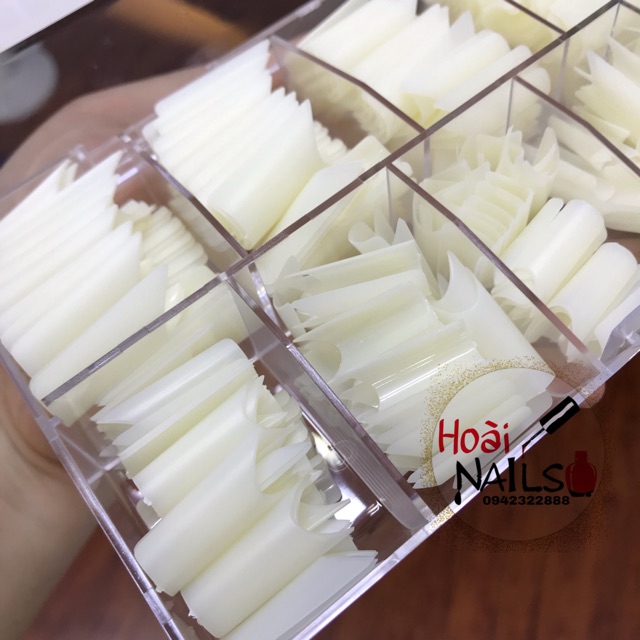 Móng nối nhám ống tre Phụ kiện Nail