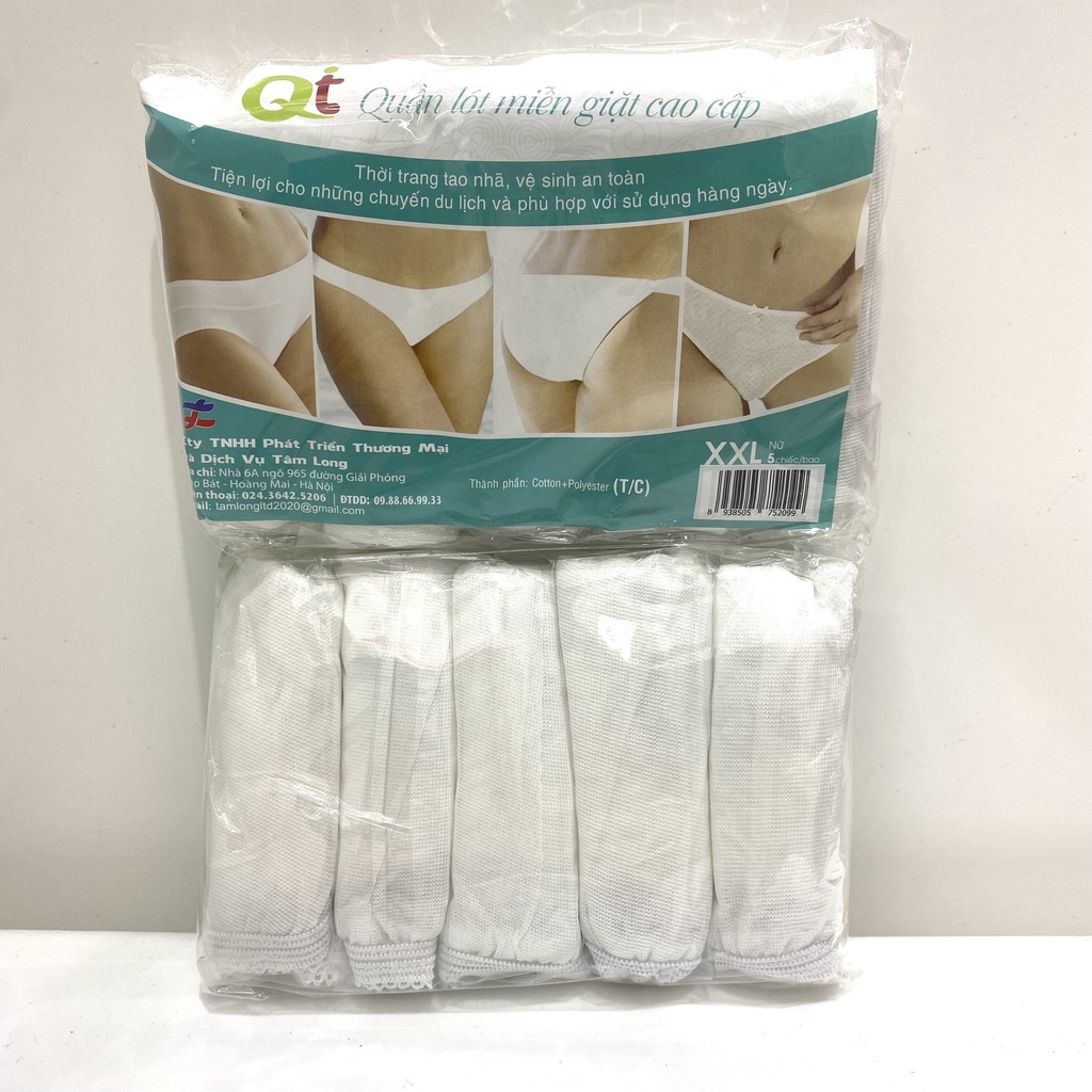 Set 5 Quần lót dùng 1 lần cho mẹ sau sinh, quần lót giấy cotton an toàn - Monnie Kids