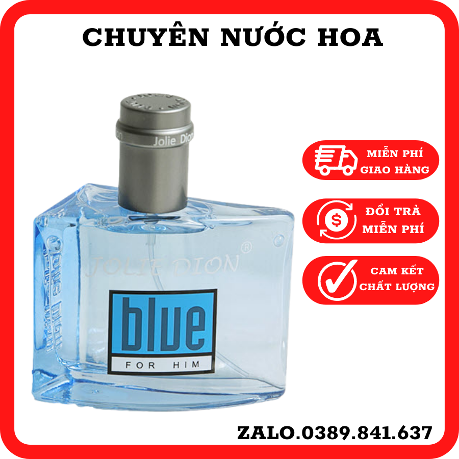 Nước Hoa Blue Nam For Him Jolie Dion 60ml