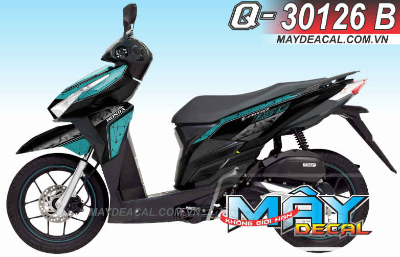 Tem Rời Vario 150 Xanh Đen Đời 2017 - MS 30126