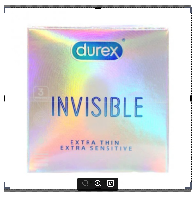 Bao cao su durex invisible hộp 3 chiếc