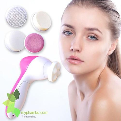 [HCM]Máy massage rửa mặt mini 5in1 BEAUTY CARE AE-8782