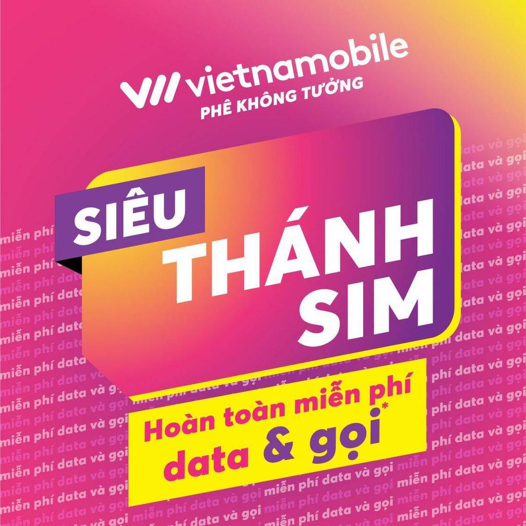 [HCM]SIÊU THÁNH SIM Vietnamobile Tặng 120GB/Tháng