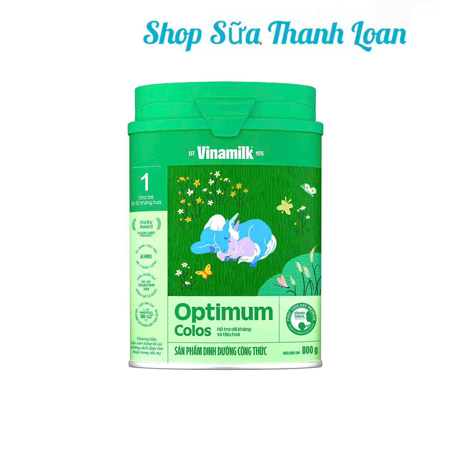 (Mẫu Mới) Sữa Bột Vinamilk Sữa Bột Optimum Colos Gold 1 Hộp 350g Hoặc Hộp 800g.