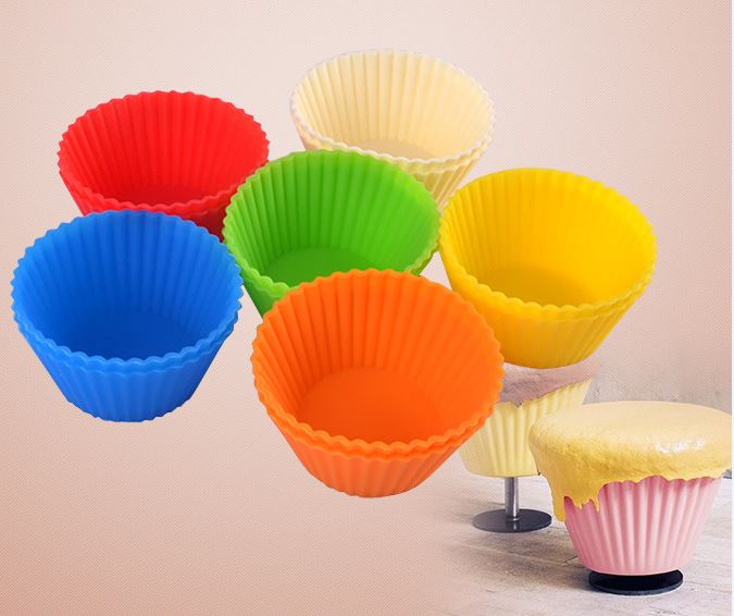MS02276 Khuôn cupcake silicon set 5 cái