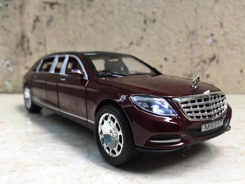 [HCM]Mô hình xe ô tô Maybach S600 lengthened 1:24