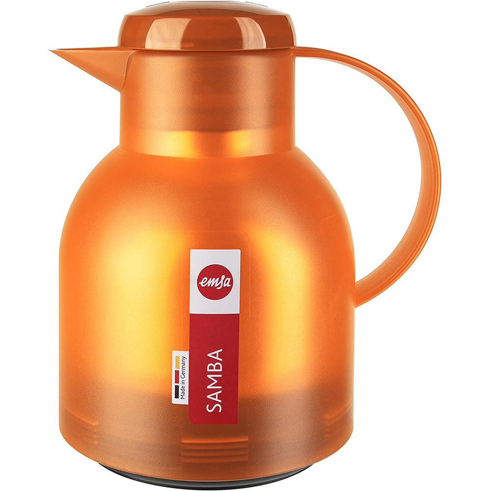 Bình giữ nhiệt Emsa SAMBA Isolierkanne transluzent 1,0 l màu cam