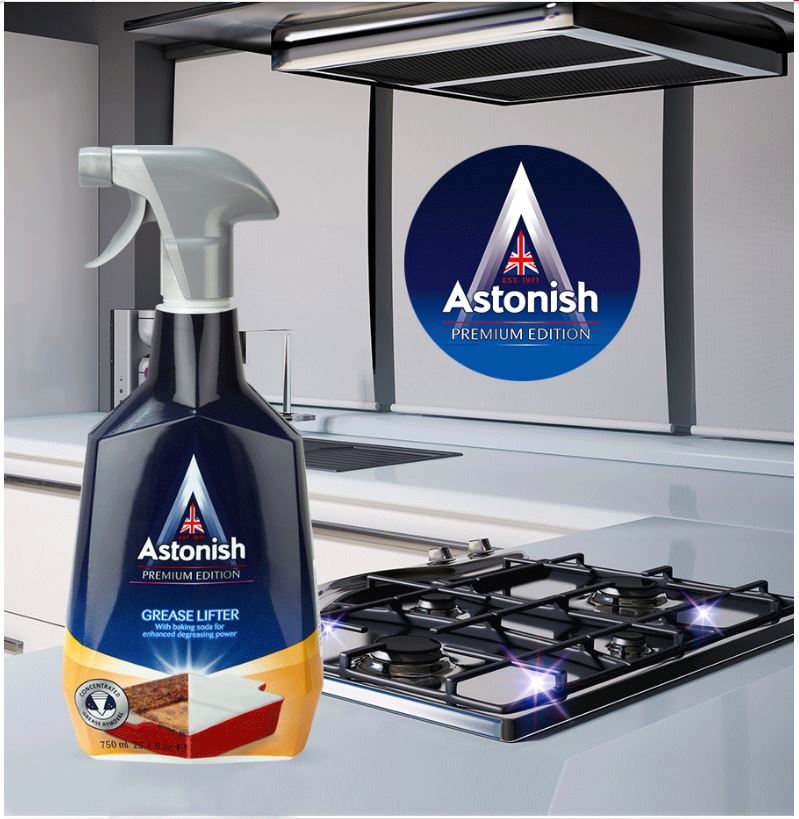 Chai tẩy dầu mỡ đồ dùng phòng bếp và khu vực bếp Astonish C6750 750ml Anh