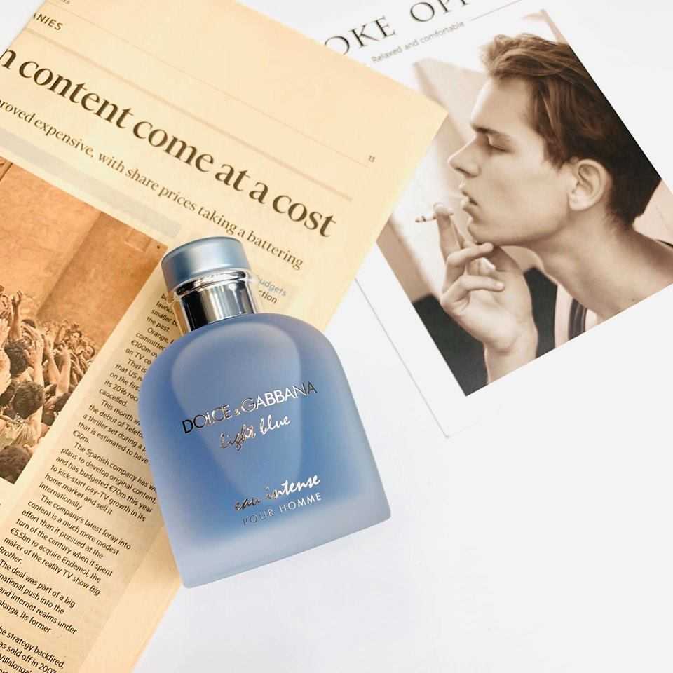 Nước hoa d&g light blue eau intense pour homme 100ml full seal