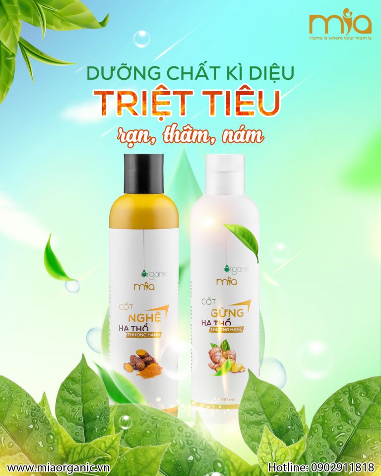 Cốt gừng hạ thổ Mía Organic 230ml