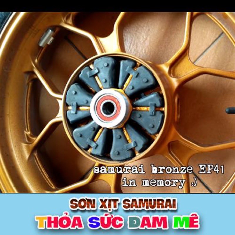 Samurai EP41 - Sơn xịt Samurai màu vàng đồng EP41